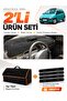 Renault Twingo (1998-2000) Compatible Glove Box Cover + Tay Feather Trunk Bag + Sticker Set - Re050