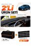 Citroen Cactus (2018-2020) Compatible Dashboard Cover + Thai Feather Trunk Bag + Sticker Set - Ci017