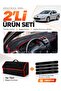 Peugeot 407 (2004-2010) Compatible Glove Box Cover + Tay Feather Trunk Bag + Sticker Set - Pe018