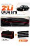 Bmw E28 (1981-1988) Compatible Glove Box Cover + Thai Feather Trunk Bag + Sticker Set - Bm006