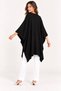 Women's Bat Sleeve Single Layer Casual Knitwear Poncho Cardigan - 5