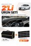 Mercedes W204 C180 (2007-2014) Compatible Glove Box Cover + Tay Tüy Luggage Bag + Sticker Set - Mb006