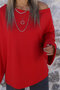 Red Off-Shoulder Blouse - 4
