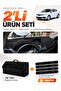 Renault Fluence Large Screen (2009-2016) Compatible Glove Box Cover + Thai Feather Bag Set - Re023