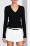 Shiny Seasonal Knitwear Cardigan 4381 Lki̇0075 Black - 5