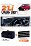 Fiat Doblo (2000-2008) Small Screen Without Airbags Compatible Glove Box Cover + Thai Feather Bag Set - Fi005