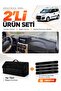 Fiat Doblo Airbagged Large Screen (2007-2015) Compatible Glove Box Cover + Thai Feather Bag Set - Fi022