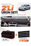 Seat Altea (2010-2015) Compatible Glove Box Cover + Tay Feather Trunk Bag + Sticker Set - Se001
