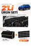 Dashboard Cover + Thai Feather Trunk Bag + Sticker Set Renault Kadjar (2015-2022) Compatible - Re024