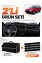 Lada Samara Injection-Molded (1990-2004) Compatible Glove Box Cover + Thai Feather Trunk Bag Set - Ld002