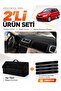 Skoda Fabia (2007-2014) Compatible Dashboard Cover + Tay Feather Trunk Bag + Sticker Set - Sk002