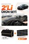 Honda Civic (1996-1998) Compatible Torpedo Cover + Thai Feather Trunk Bag + Sticker Set - Ho006