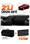 Fiat Palio (2005-2012) Compatible Dashboard Cover + Tay Feather Trunk Bag + Sticker Set - Fi003