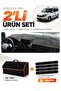 Fi̇at Doblo (2007-2015) Airbag Compatible Small Screen Compatible Glove Box Cover + Thai Feather Bag Set - Fi008
