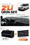 Fi̇at Doblo (2007-2015) Airbag Compatible Small Screen Compatible Glove Box Cover + Thai Feather Bag Set - Fi008
