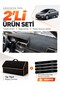 Fiat Linea (2007-2015) Compatible Dashboard Cover + Tay Feather Trunk Bag + Sticker Set - Fi015
