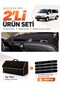 Ford Transit (2001-2006) Compatible Glove Box Cover + Tay Feather Luggage Bag + Sticker Set - Fo028
