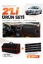 Glove Box Cover + Feather Bag Set Mitsubishi Carisma Small Screen (1997-2003) Compatible - Mi003