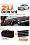 Renault Taliant Screenless (2021-2026) Compatible Glove Box Cover + Thai Feather Luggage Bag Set - Da002