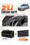 Renault Clio 2 Top Pocketed (2003-2006) Compatible Glove Box Cover + Thai Feather Trunk Bag Set - Re008