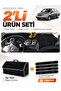 Chevrolet Aveo T250 (2006-2011) Compatible Dashboard Cover + Tay Feather Trunk Bag Set - Ch008