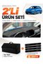 Kia Rio (2019-2024) Compatible Dashboard Cover + Thai Feather Trunk Bag + Sticker Set - Ki014