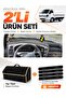 Kia Bongo (2004-2019) Compatible Torpedo Cover + Thai Feather Luggage Bag + Sticker Set - Ki001