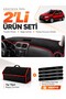 Dashboard Cover + Thai Feather Trunk Bag Set Compatible with Dacia Sandero Stepway (2015-2021) - Da004