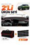 Renault Duster (2025-2027) Compatible Glove Box Cover + Tay Feather Trunk Bag + Sticker Set - Re054