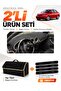 Seat Cordoba (2001-2008) Compatible Glove Box Cover + Feather-Style Trunk Bag + Sticker Set - Se003