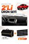 Mitsubishi L200 (2005-2015) Compatible Glove Box Cover + Tay Feather Luggage Bag + Sticker Set - Mi007
