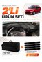 Peugeot 106 (1991-2003) Compatible Glove Box Cover + Tay Feather Trunk Bag + Sticker Set - Pe001