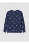 Esvab • Modern & Distinctive Zero Roba Collar Printed Boys' Pajama Set - 5