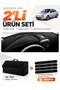 Fiat Marea (1999-2007) Airbag Compatible Torpedo Cover + Thai Feather Trunk Bag Set - Fi025
