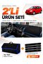 Volkswagen Polo Dürbün (2001-2009) Compatible Dashboard Cover + Thai Feather Trunk Bag Set - Vw020