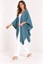 Women's Bat Sleeve Single Layer Casual Knitwear Poncho Cardigan - 6