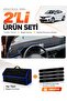 Renault Taliant Screenless (2021-2026) Compatible Glove Box Cover + Thai Feather Luggage Bag Set - Da002