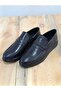 Men's Summer Shoes Genuine Inner and Outer Leather Summer Light Sole Without Laces and Black Color - 8