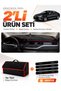 Citroen C5 (2008-2015) Compatible Dashboard Cover + Tay Feather Trunk Bag + Sticker Set - Ci003
