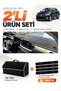 Kia Stonic (2021-2025) Compatible Torpedo Cover + Thai Feather Trunk Bag + Sticker Set - Ki024