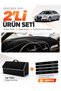 Audi A6 (2005-2011) Compatible Dashboard Cover + Thai Feather Trunk Bag + Sticker Set - Au004