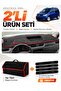 Renault Express Fully Covered (2021-2024) Compatible Glove Box Cover + Thai Feather Luggage Bag Set - Re021