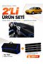Fiat Palio (1999-2005) Compatible Glove Box Cover + Thai Feather Trunk Bag + Sticker Set - Fi002