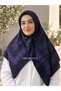 Black Floral Patterned Cheesecloth Writing Cloth 100X100 – Dowry and Daily Use Cheesecloth Headscarf