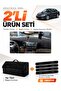 Subaru Legacy B4 (2003-2009) Compatible Glove Box Cover + Tay Feather Trunk Bag + Sticker Set - Su005