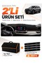 Chery Tiggo 7 (2018-2024) Compatible Glove Box Cover + Thai Feather Trunk Bag + Sticker Set - Cy002