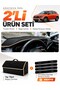 Torchido Cover + Thai Feather Luggage Bag Set Compatible with Fi̇at Egea Cross (2021-2026) Without Tablet - Fi011