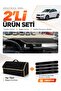 Seat Toledo (2013-2017) Compatible Glove Box Cover + Feather-Style Trunk Bag + Sticker Set - Se007