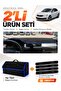 Skoda Rapid (2013-2017) Compatible Glove Box Cover + Tay Feather Luggage Bag + Sticker Set - Sk011