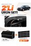 Mercedes W140 (1991-1998) Compatible Glove Box Cover + Tay Tüy Luggage Bag + Sticker Set - Mb018